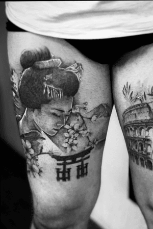 #tattoo #tattooartist #vegantattoo #geisha #realism