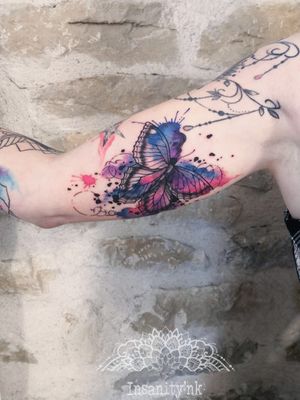 #butterfly #watercolour #watercolourtattoo #graphictattoos #watercolortattoo 