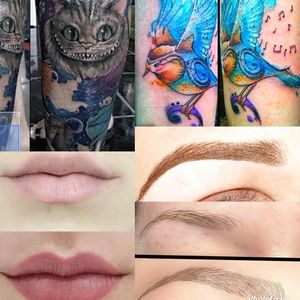 OUR ARTIST #PRISANART DOWN WITH THE #COLORTATTOOS AND #MICROBLADING AND #PERMANENTMAKEUP CALL THE SHOP 908-327-9528 AND WALKINS WELCOME