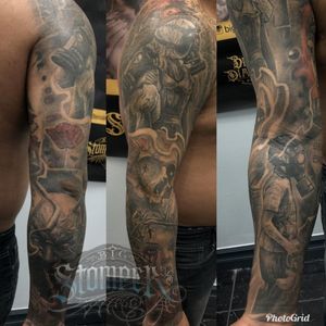 #Machink_tattoo_aftercare #blackandgray #colorinfusion