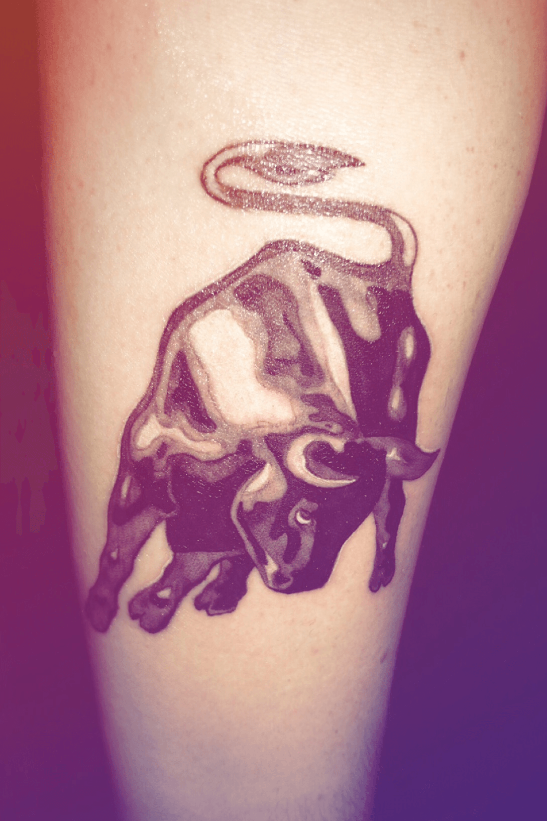 Tattoo uploaded by marvinlambo • #toro #bull #stier #lambo #lamborghini  #animals #black&grey #arm #hand #köln #bonn #germany • Tattoodo