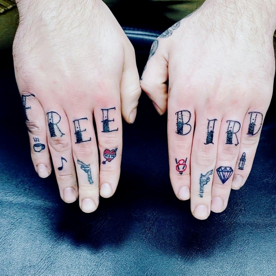 Pin by Babyt Sirr on My art tattoos  Finger tattoos Inside finger tattoos  Finger tattoo for women