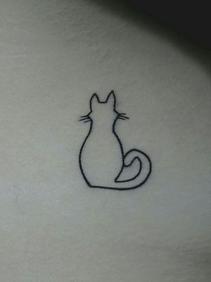 Tattoo de gatito, 4cm