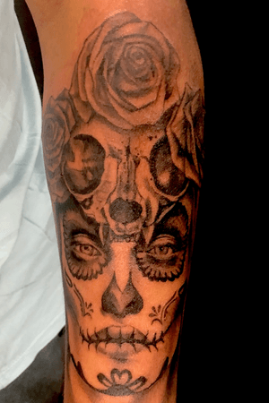 Skull lady tattoo 