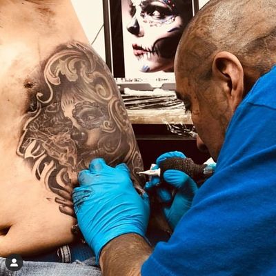 #BLACKANDGREY #DIADELOSMUERTOS #MACHINK_TATTOO_AFTERCARE 