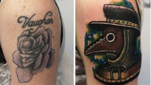 Cover up with a plague doctor mask. I really enjoy doing cover ups. 