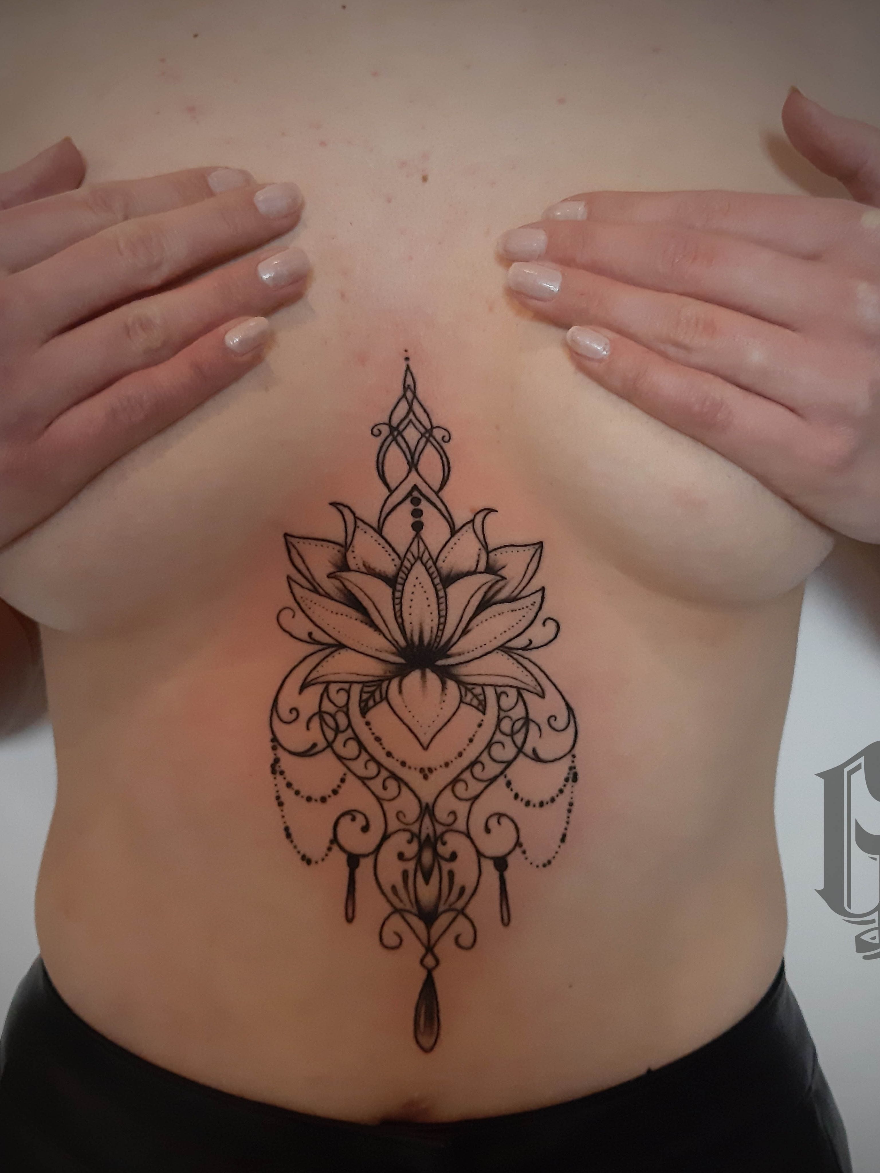 63 Attractive Underboob Tattoos With Meaning  Our Mindful Life