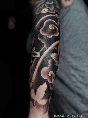 Japanese tattoo. Japanese sleeve. 