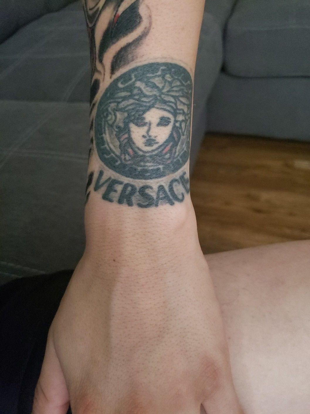 Discover 70+ versace logo tattoo best - in.cdgdbentre