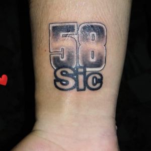 First tattoo ❤️ #sic58 #motoGP #motorbike 