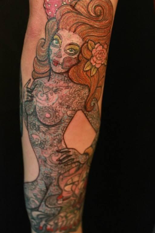 avatar tattoo 2 katara as the painted lady  rTheLastAirbender