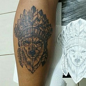 Tattoo lobo... 💉❤