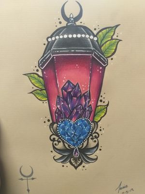 Neo traditional lantern