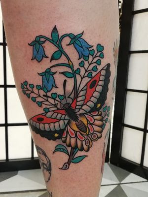 Butterfly #traditionaltattoo #manchestertattoo #manchester 