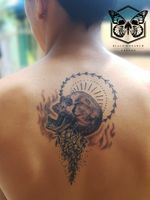 Aquarius Skull Tattoo