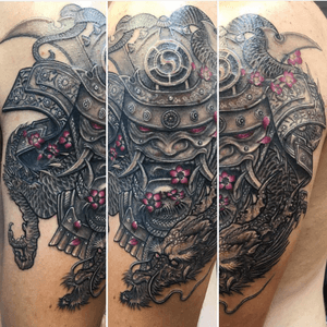 Left shoulder Henya done by Min Hak Oh at Pensacola Tattoo Studio