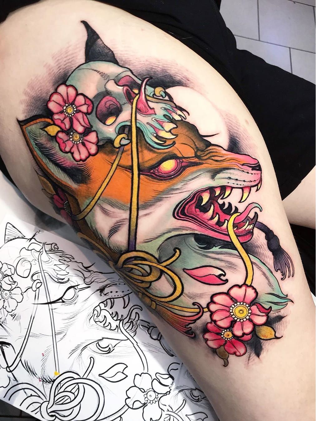 What is a neo traditional tattoo  beautiful examples