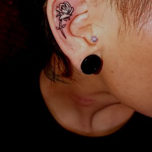 2nd ear tattoo ❤️