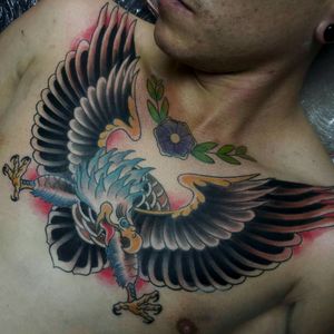 Tattoo uploaded by Sebastián Zamora Santelices • Aguila tradicional,  escribeme para agendar tu tatuaje en Viña del mar . . #aguila #eagle #tattoo  #tatuaje #traditional #tradicional #inked #tattoodo #chiletattoo  #chiletatuajes #tattooinklatino #boldtattoo #
