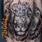 Fun lion i got to do i love doing animal tattoo