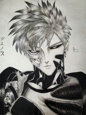Genos from one puch manArt by Dounia Rhaiti