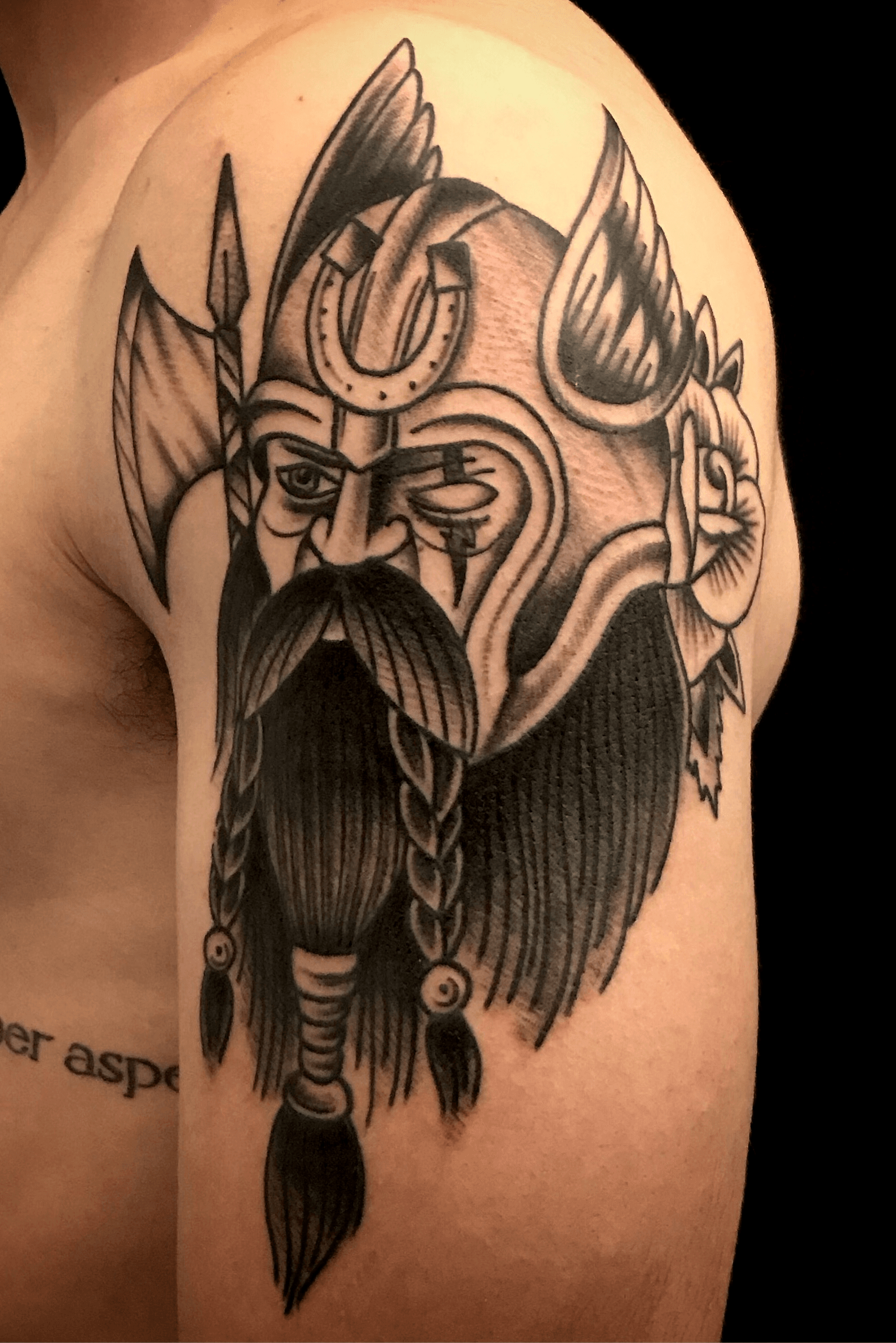 Bearded Viking Tattoo