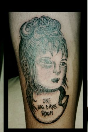 Old school girl tattoo