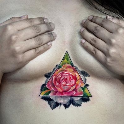 Tattoodo App Best tattoo by Bartt #Bartt #tattoodoapp #besttattoos #cooltattoos #tattoosformen #tattoosforwomen #bigtattoos #smalltattoos #chesttattoo #stomachtattoo #underboob #flower #watercolor #peony