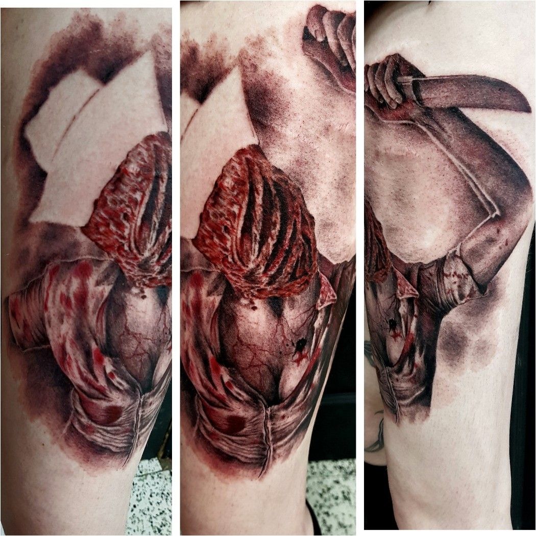 Tattoos By Spaz  Nurse from Silent Hill by Spaz Get  Facebook