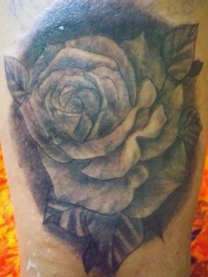 Realism rose tattoo