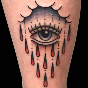 Tattoodo App Best tattoo by Laia De Sole #LaiaDeSole #tattoodoapp #besttattoos #cooltattoos #tattoosformen #tattoosforwomen #bigtattoos #smalltattoos #upperarm #eye #traditional #tears #cloud #color