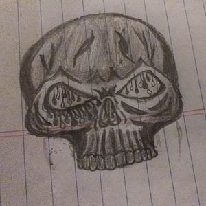 Quick skull doodle