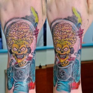 Mars Attacks..just getting started, more to come on this sleeve.