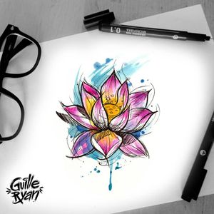 Available Design for Barcelona @guilleryan.arttattoo guilleryanarttattoo@gmail.com #flashtattoos #flashaddicted #watercolortattoo #comictattoos #cartoontattoos #sketchtattoos #geektattoos #tattoobarcelona #sketchtattoo #watercolor #watercolorartist #watercolorph