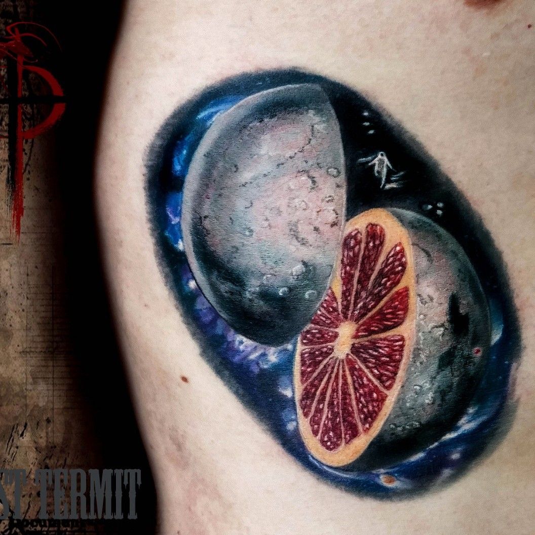 Plants Alchemy Space and Animals in One Tattoo Symphony
