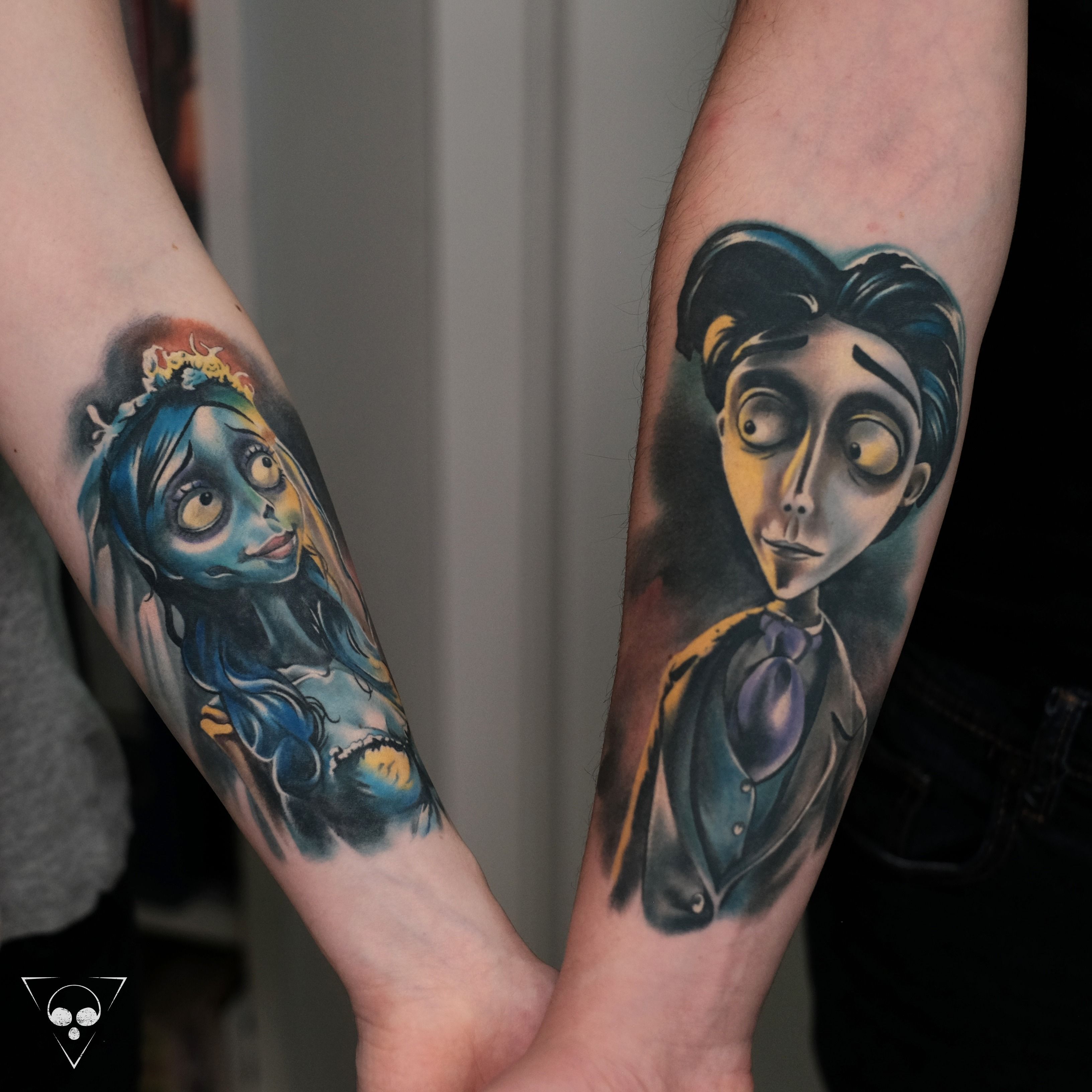 Tattoo of Tim Burton Gothic Corpse Bride