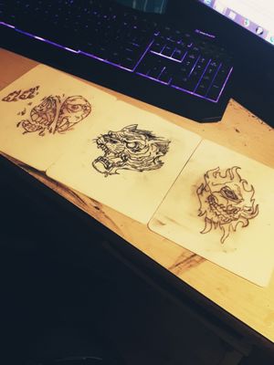 I have fun with tattoo skins, these are what I have done so far.