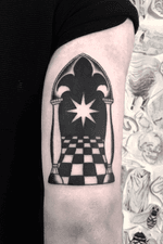 #maze#blackwork#blackworkers#blackink#trippy#psychedelic#occult#medieval#black#chess#skull#rocknroll#berlin#barcelona#portugal#tattoo#tattoos#tattooer