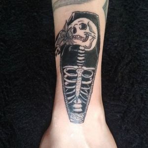Skeleton #tattooart #Tattoodo #skeletontattoo visit my Instagram @krypteria666