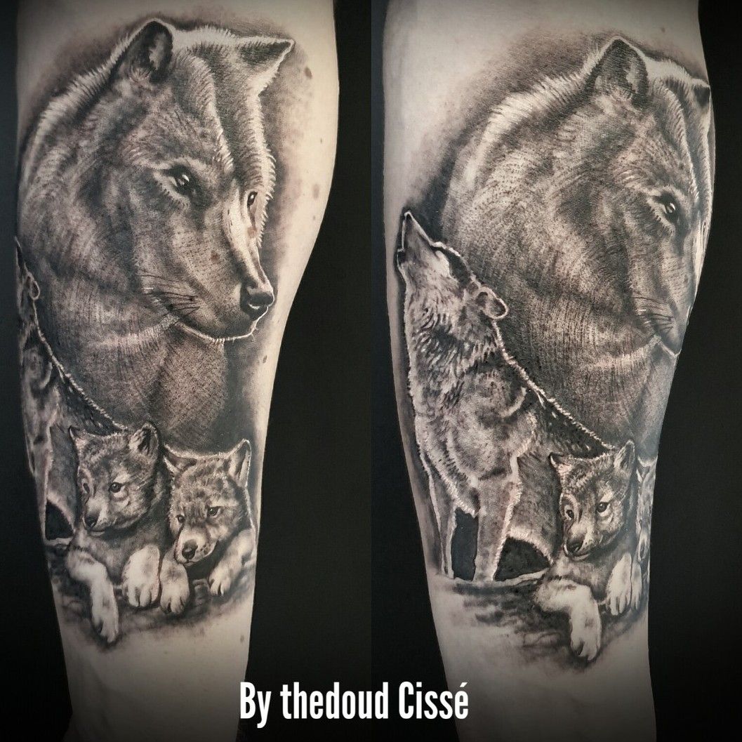Spectre Tattoos  A family of wolves for James Collins It was his first  tattoo and he sat like a block  Many thanks mate  Facebook