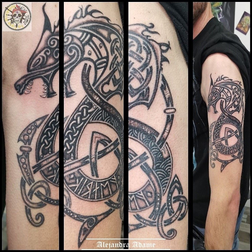 40 Fenrir Tattoo Ideas  Trending Designs Symbolism  Meaning  100  Tattoos