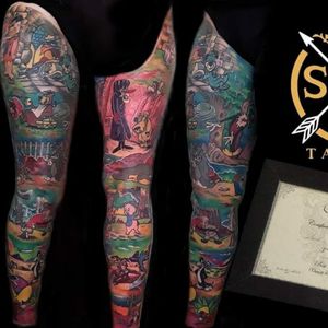 3rd place @malta tattoo expo 2017 color outside conversation