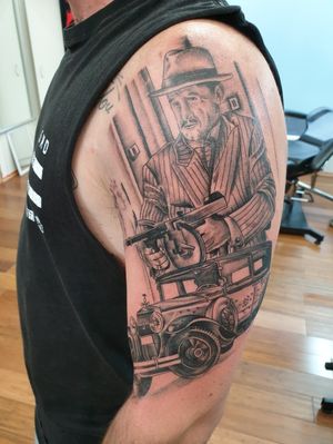 Tattoo by Jims gun fx tattoo studio