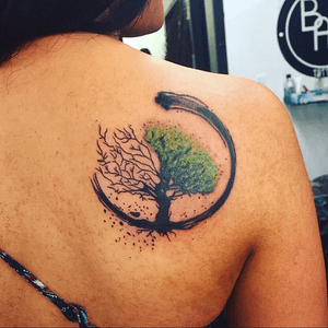 Arbol de la Vida #tattoo #tatuajes #tattooarbol #arboldelavidatattooa #treetattoo #aquarelatattoo #tatu #tatuajearbol 