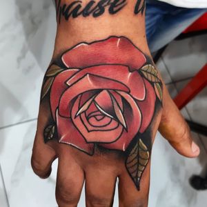 Neotraditional rose