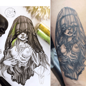 Artwork by: Jely (Jessica Lynne) Tattoo reproduction by: Adam Hullander