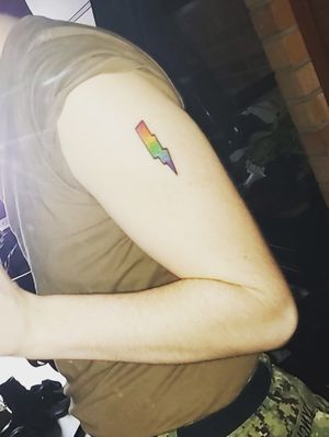 This tattoo represents my pride in my sexuality as well as my confidence in my self 