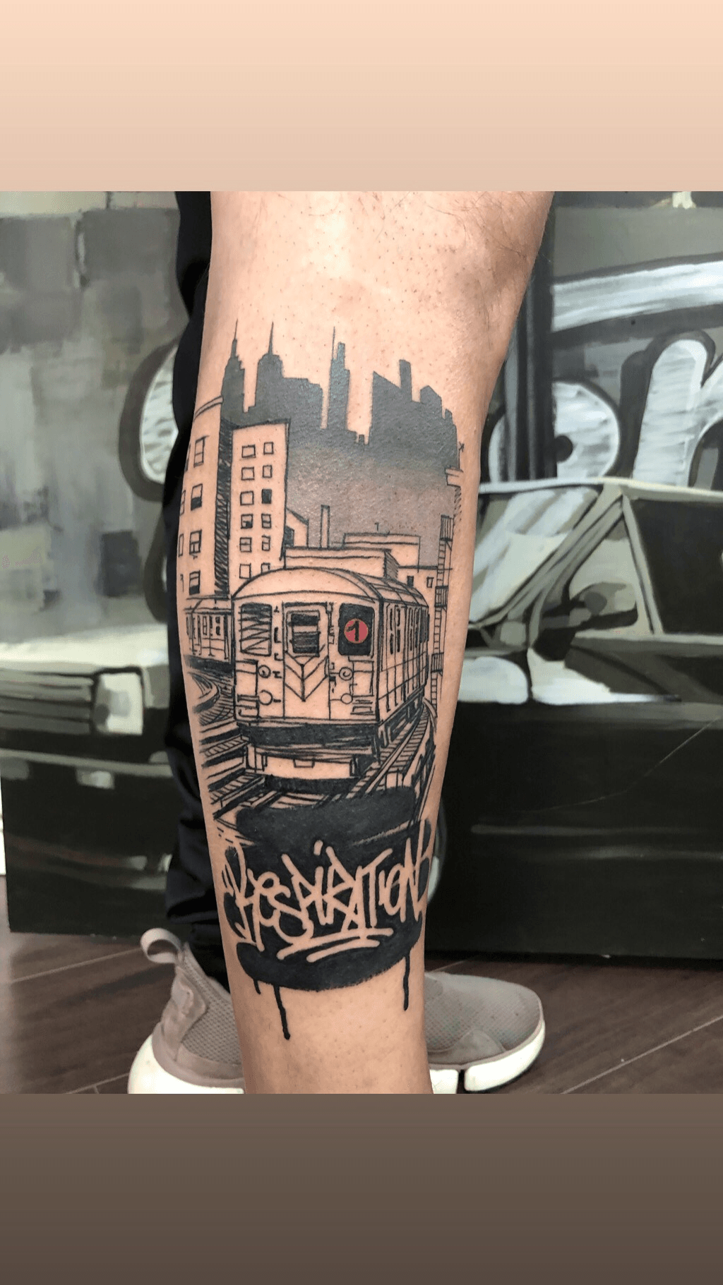 Best tattoo spotted on the NYC subway this morning  rIan