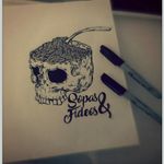 #blackwork #linework #Buajajaja #skull #sopasyfideos #tattoo #available #OzGarcia #inkmemoriam Pieza disponible, Sopas y Fideos (Buajajaja) Oz García Ink Memoriam