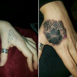 Cover up I had done. 